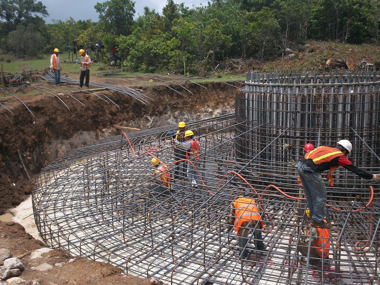 GFRP rebar foundation application